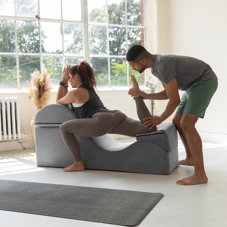 Latitude Run Kami Convertible Chaise Bed Bench for Yoga